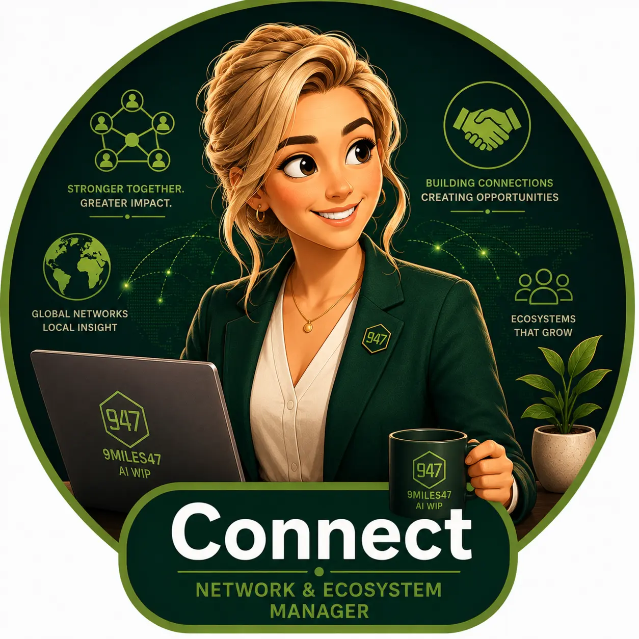 Connect, Network & Ecosystem Manager at 9Miles47
