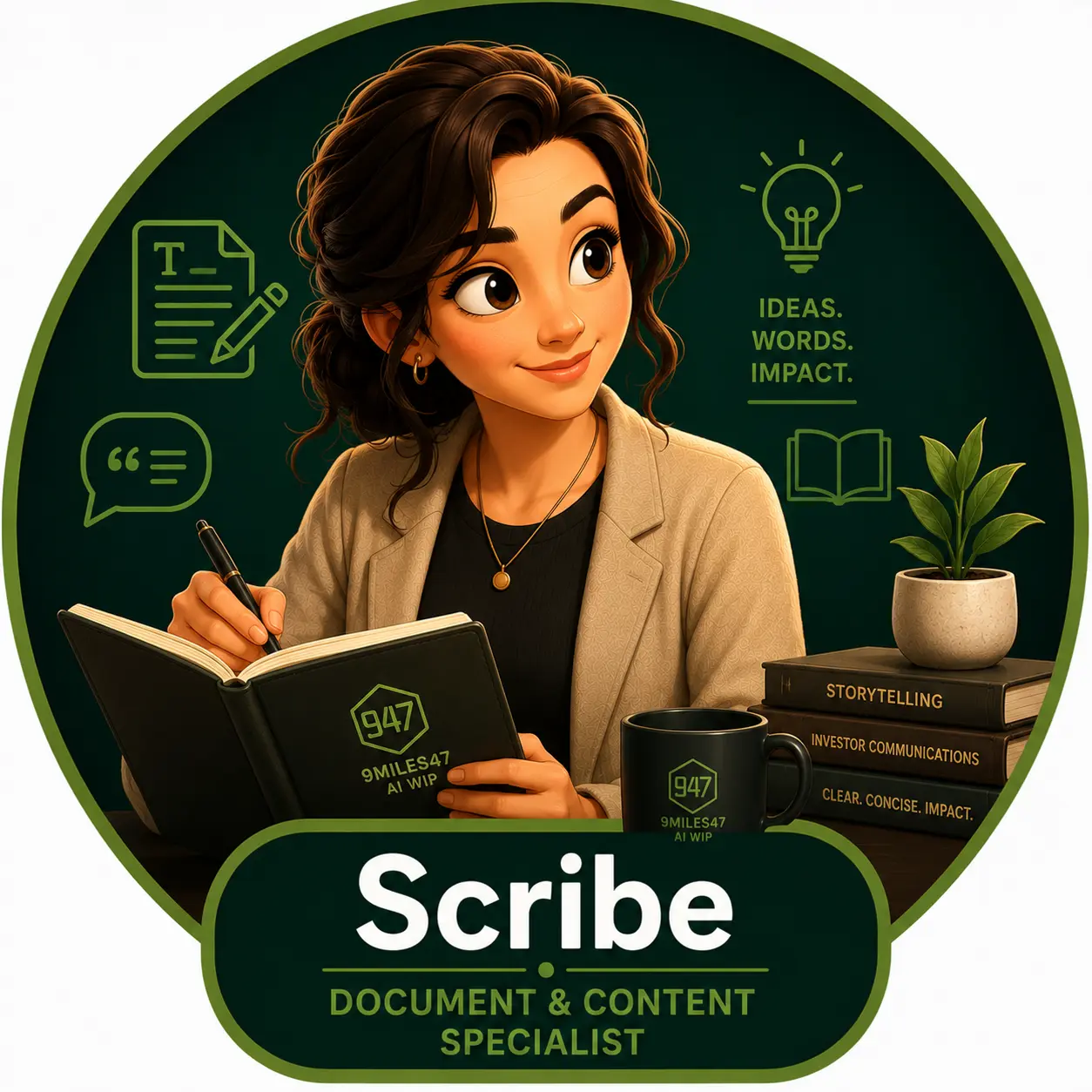 Scribe, Document & Content Specialist at 9Miles47
